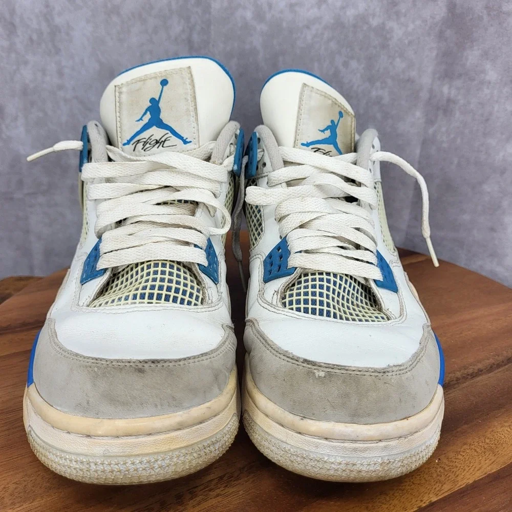 Jordan 4 Retro Sneakers Mens 8.5‎ Military Blue 2012 Shoes